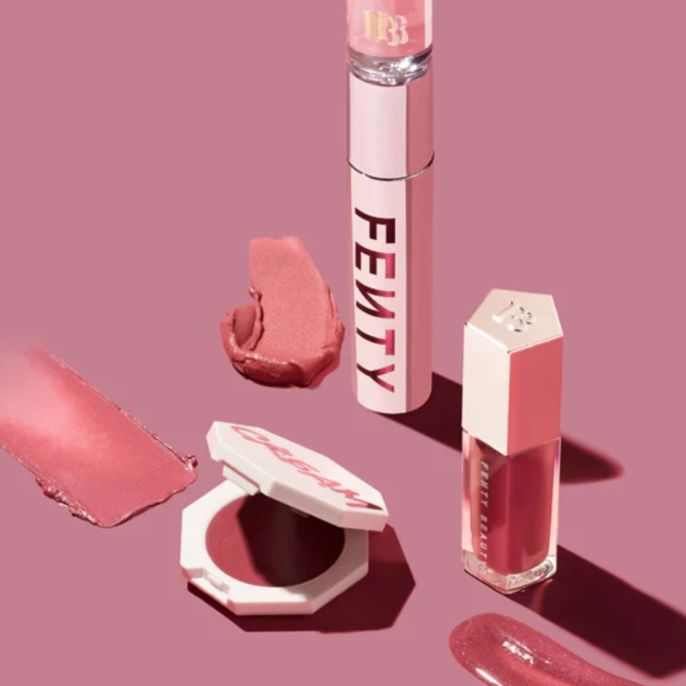 Fenty Beauty RIRI ON REPEAT MAKEUP ESSENTIALS Trio Set Bundle